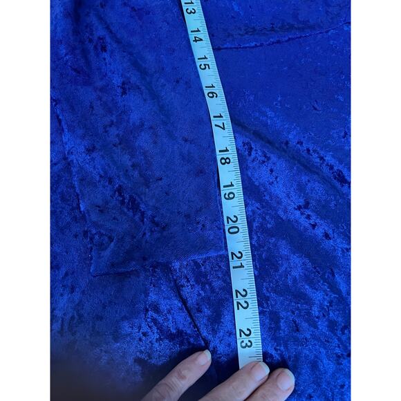 Vintage 90s All That Jazz crushed velvet purple maxi dress witchy whimsy goth - Picture 13 of 13